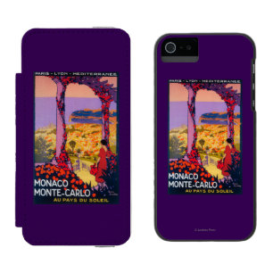 Reise-förderndes Plakat Incipio Watson™ iPhone 5 Geldbörsen Hülle