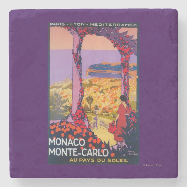 Reise-förderndes Plakat Steinuntersetzer (Vorderseite)