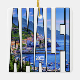 Reise Foto-Amalfi-Küsten-Italiens besitzen Europa Keramikornament