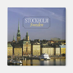 Reise-Foto-Kühlschrankmagnet Stockholms Schweden Magnet