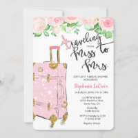 Reise Frau Bridal Duwer Einladung