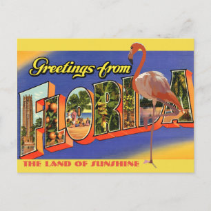 Reise-Grüße aus Florida von 1934 Postkarte