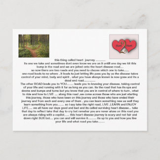 Reise heart2heart postkarte