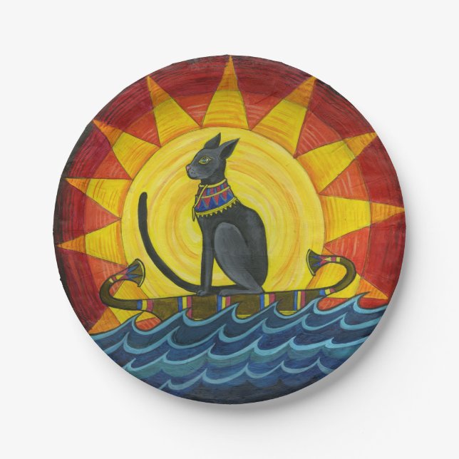 Reise hinunter den NilpapierTeller Pappteller (Vorderseite)