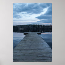 Reise Holzpier, Blauer See und Wald