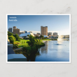 Reise im Retro-Stil Adelaide Australien Australie Postkarte