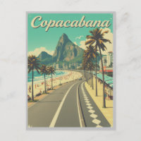 Reise im Retro-Stil - Copacabana-Strand