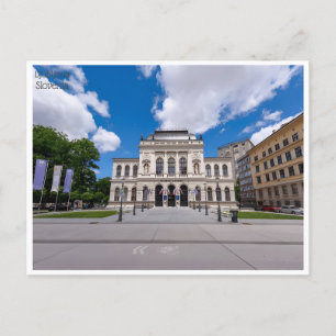 Reise im Retro-Stil Ljubljana Slowenien Slovénie Postkarte