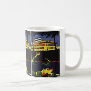 Reise im Stil der Vergangenheit, Art Deco Kreuzfah Kaffeetasse
