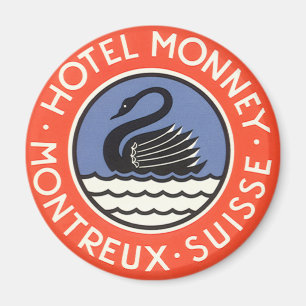 Reise im Stil der Vergangenheit, Hotel Swan Bird M Magnet