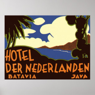 Reise im Stil der Vergangenheit Jakarta Indonesien Poster