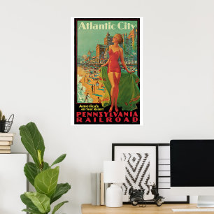 Reise im Stil vergangener Zeiten, Atlantic City Re Poster