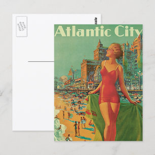 Reise im Stil vergangener Zeiten, Atlantic City Re Postkarte