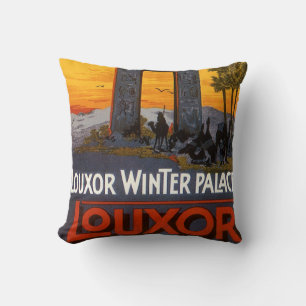 Reise im Stil vergangener Zeiten, Louxor Winter Pa Kissen