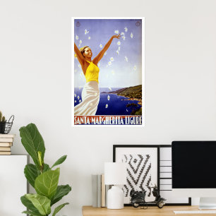 Reise im Stil vergangener Zeiten, Santa Margherita Poster