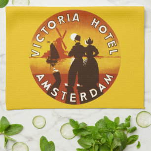 Reise im Stil vergangener Zeiten, Victoria Hotel,  Geschirrtuch