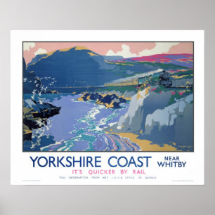 Reise im Stil vergangener Zeiten,Whitby,Yorkshire Poster