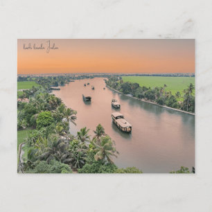 Reise im Vintage-Stil Kochi Kerala Indien Cochin S Postkarte