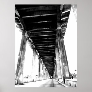 Reise in B/W Plakat