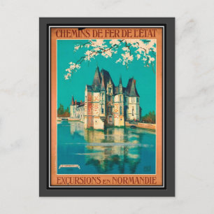 Reise in das alte Frankreich, Normandie - Postkarte