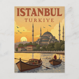 Reise in das alte Istanbul Postkarte