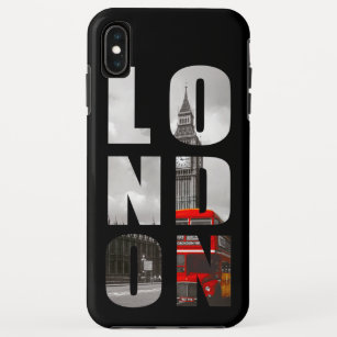 Reise in der London-Stadt-Typografie Case-Mate iPhone Hülle