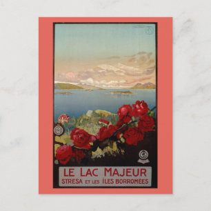 Reise in die italienische Romantik am Lago Maggior Postkarte