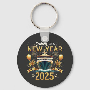 Reise in die Silvesterfamilie 2025 Crew Schlüsselanhänger