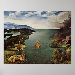 Reise in die Unterwelt von Joachim Patinir Poster