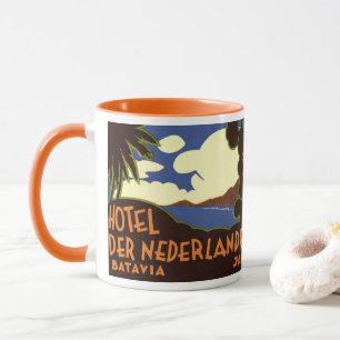 Reise in die Vergangenheit Jakarta Indonesia Hotel Tasse
