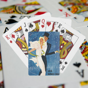 Reise in die Vergangenheit, Liebe Romantik Winter  Spielkarten