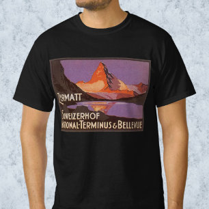 Reise in die Vergangenheit, Matterhorn in der Schw T-Shirt