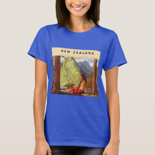 Reise in die Vergangenheit, neuseeländische Landsc T-Shirt