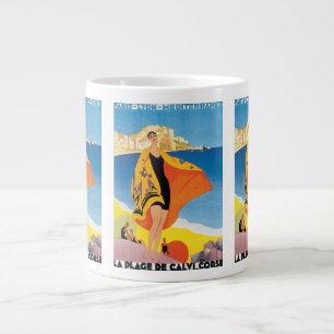Reise in die Vergangenheit, Strandurlaub in Calvi, Jumbo-Tasse