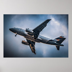 Reise in die Wolken: Luftfotografie Poster