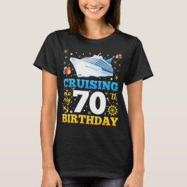 Reise in meine 70 Geburtstagsfrauen T-Shirt