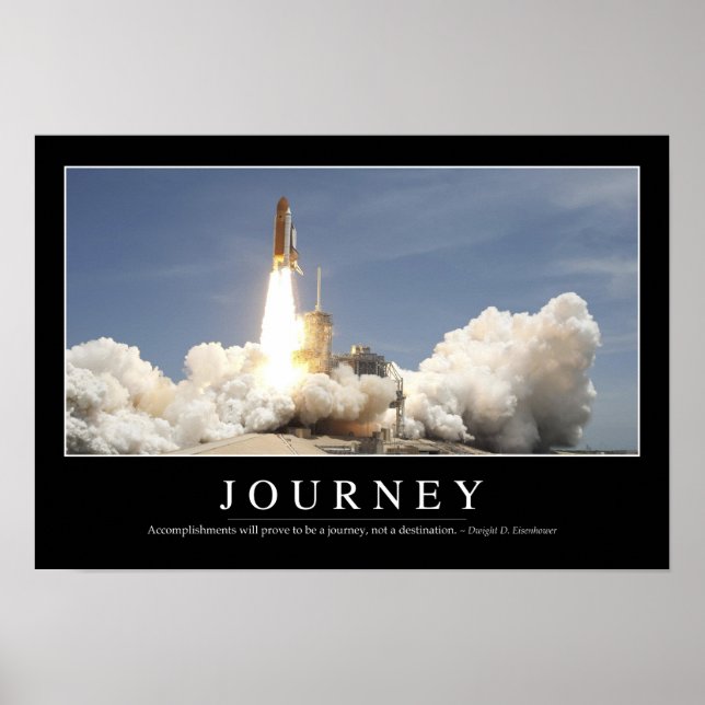 Reise: Inspiration Zitat 2 Poster (Vorne)