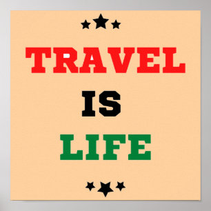 Reise Ist Leben Poster