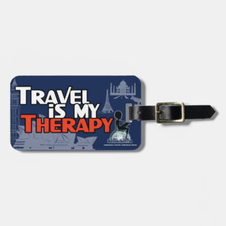 Reise ist mein Therapie-Gepäckanhänger Gepäckanhänger