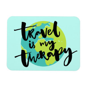Reise ist meine Therapie Magnet