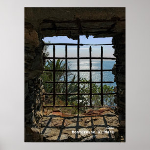 Reise-    Italien - Monterosso al Mare, Ligurische Poster