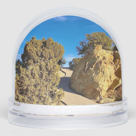 Reise jenseits der Biegung Schneekugeln