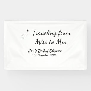 Reise-Junggesellinnenabschied Name Datum von Frl.  Banner