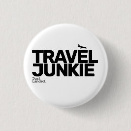 Reise-Junkie-Knopf Button