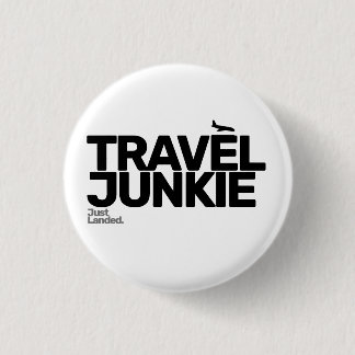 Reise-Junkie-Knopf Button