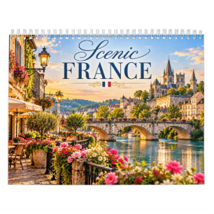 Reise-Kalender für die malerische Frankreich Kalender