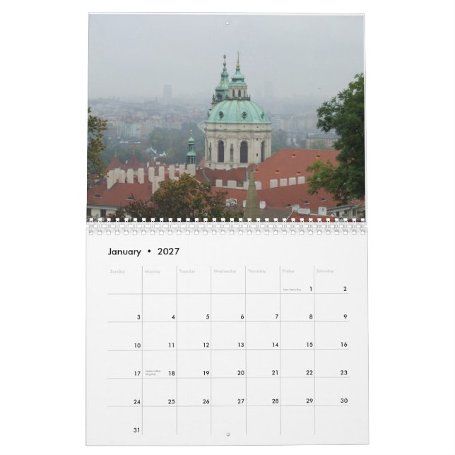 Reise-Kalender Prags 2013 Kalender (Jan 2027)