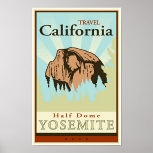 Reise Kalifornien Poster