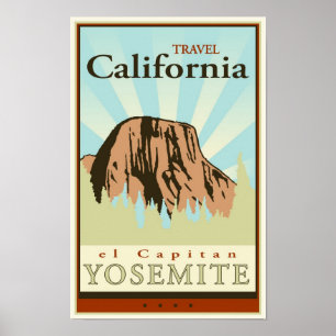 Reise Kalifornien Poster