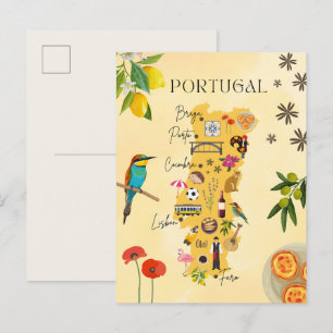 Reise Karte Portugal - Kultur, Natur, Sehenswürdig